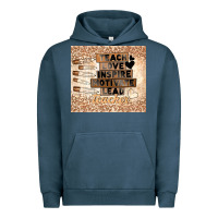 Pigment Midnight Navy black teacher Urban Hoodie - TumblerDesignByShophia