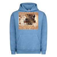 Pigment Pebble Blue black teacher Urban Hoodie - TumblerDesignByShophia