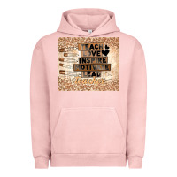 Pigment Salmon black teacher Urban Hoodie - TumblerDesignByShophia