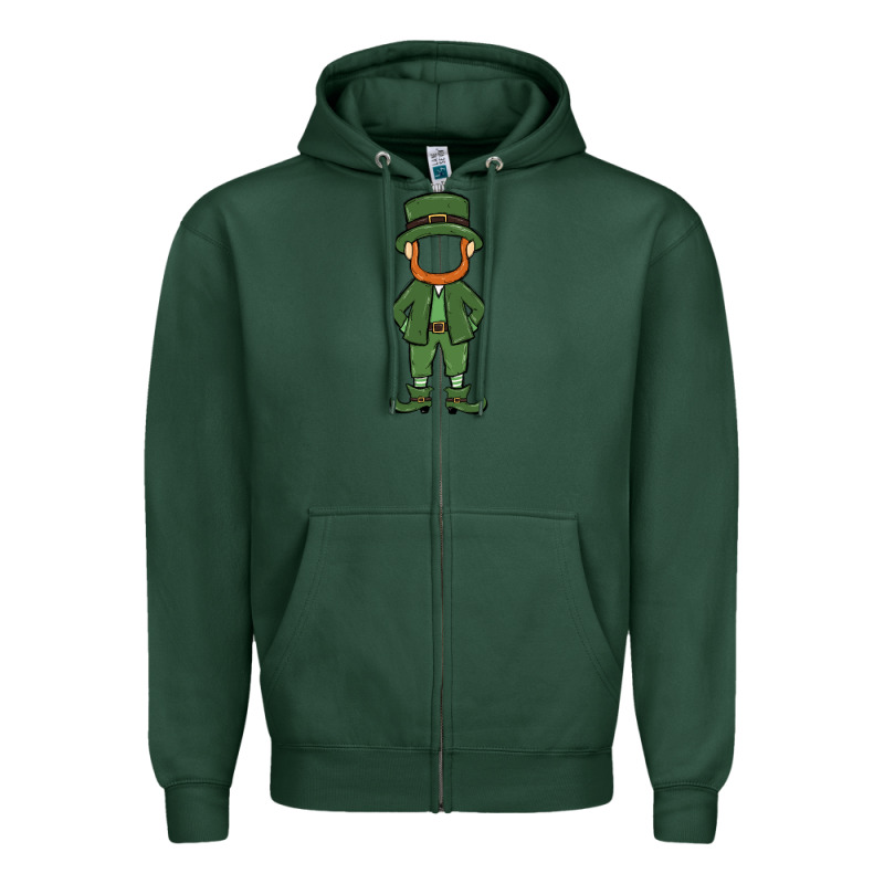 Leprechaun Boy Faceless Zipper Hoodie by MaliasSmallBusiness | Teevron