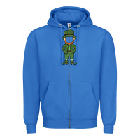 True Royal leprechaun boy faceless Zipper Hoodie - MaliasSmallBusiness