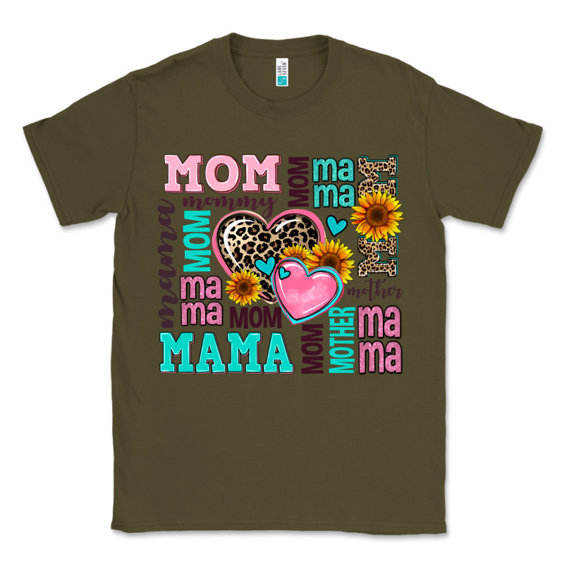 Mom Mama Mommy With Hearts Classic Tee by AdoDesignShop | Teevron