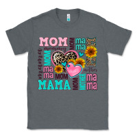 Charcoal Heather mom mama mommy with hearts Classic Tee - AdoDesignShop