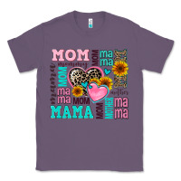 Lavender mom mama mommy with hearts Classic Tee - AdoDesignShop