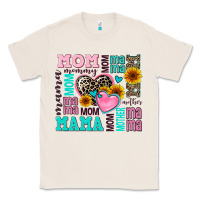 Natural mom mama mommy with hearts Classic Tee - AdoDesignShop