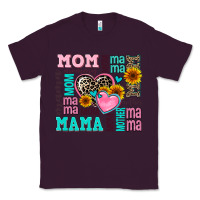 Plum mom mama mommy with hearts Classic Tee - AdoDesignShop