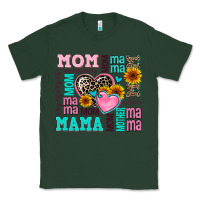 Sports Green mom mama mommy with hearts Classic Tee - AdoDesignShop