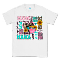 White mom mama mommy with hearts Classic Tee - AdoDesignShop