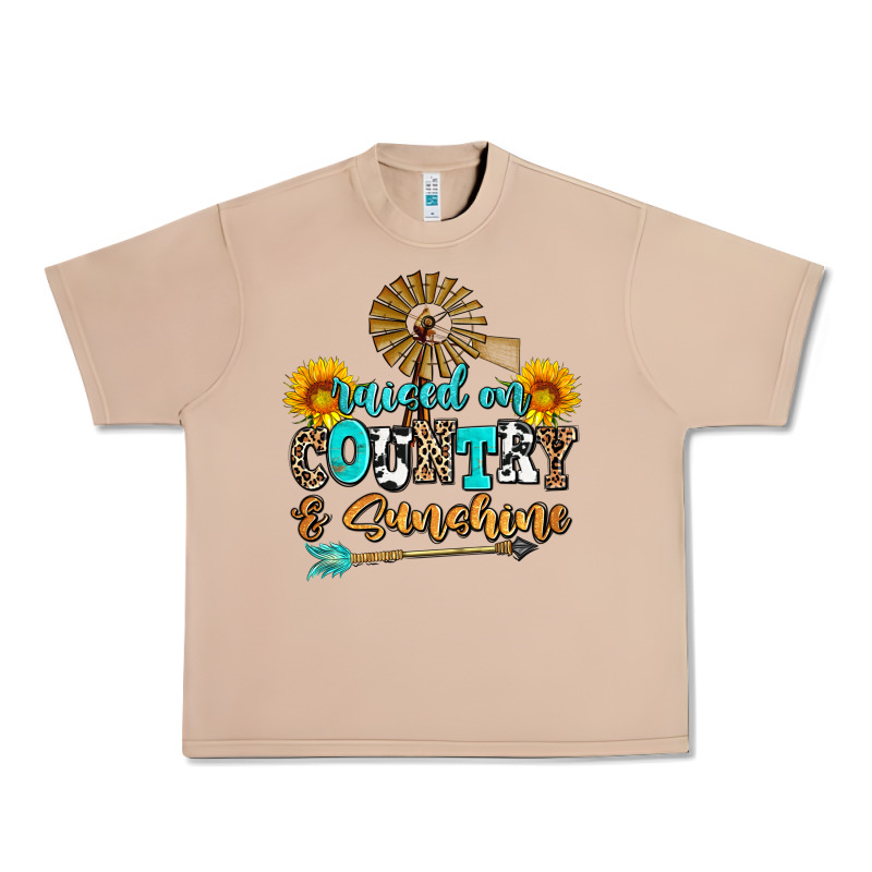 Raised On Country And Sunshine Urban Heavy Tee by AdoDesignShop | Teevron