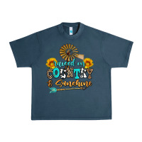 Midnight Navy raised on country and sunshine Urban Heavy Tee - AdoDesignShop