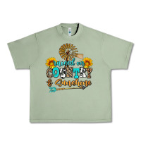 Oil Green raised on country and sunshine Urban Heavy Tee - AdoDesignShop