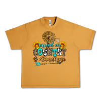 Peanut Butter raised on country and sunshine Urban Heavy Tee - AdoDesignShop