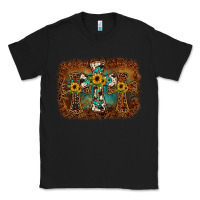 Black cross backgraund Classic Tee - JahusDesignShop