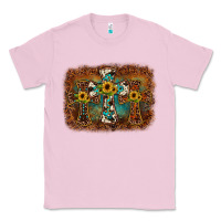 Bubblegum Pink cross backgraund Classic Tee - JahusDesignShop