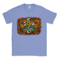 Colony Blue cross backgraund Classic Tee - JahusDesignShop