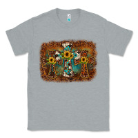 Heather Grey cross backgraund Classic Tee - JahusDesignShop