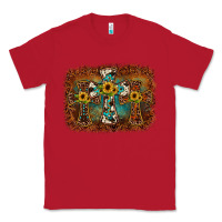 Red cross backgraund Classic Tee - JahusDesignShop