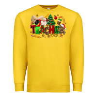 Lemon christmas  teacher Premium Sweatshirt - MaliasSmallBusiness