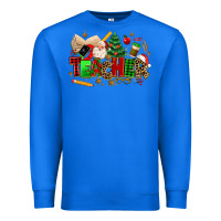 True Royal christmas  teacher Premium Sweatshirt - MaliasSmallBusiness