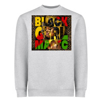 Heather Grey black girl magic Heavyweight Sweatshirt - HRA Design Shop