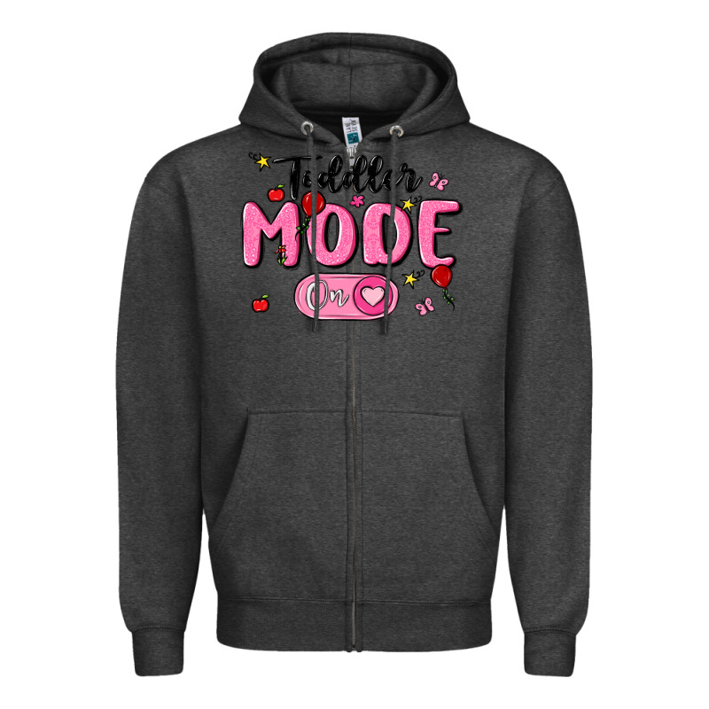 Toddler Mode On Zipper Hoodie by MaliasSmallBusiness | Teevron