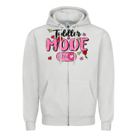 Dove Grey toddler mode on Zipper Hoodie - MaliasSmallBusiness