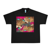 Black pink glitter leopard sunflower gemstone Urban Heavy Tee - JahusDesignShop