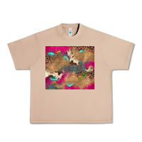 Burro pink glitter leopard sunflower gemstone Urban Heavy Tee - JahusDesignShop