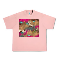 Salmon pink glitter leopard sunflower gemstone Urban Heavy Tee - JahusDesignShop