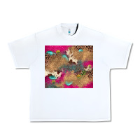 White pink glitter leopard sunflower gemstone Urban Heavy Tee - JahusDesignShop