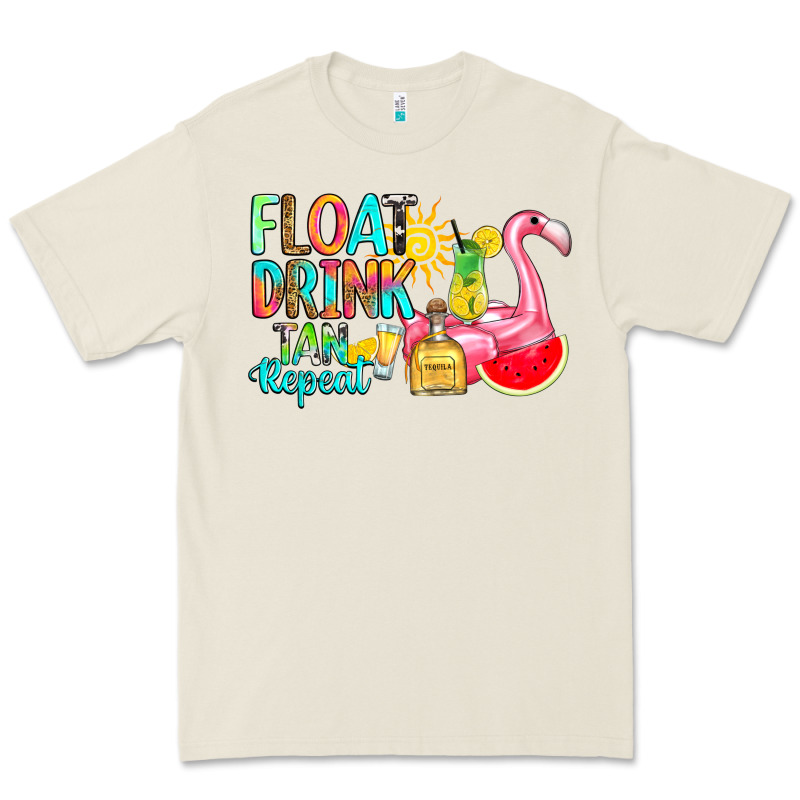 Float Drink Tan Repeat Premium Tee by RanaPortraitStore | Teevron