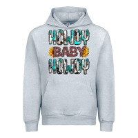 Heather Grey Western Howdy Baby Howdy Urban Hoodie - HowdyJamesFarm