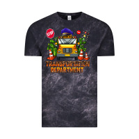 Cloud Black transportation department Vintage Tee - AdoDesignShop