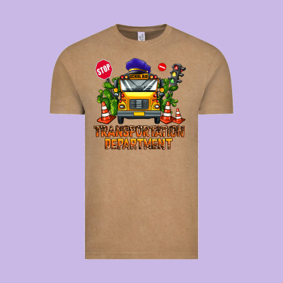 Transportation Department Vintage Tee Designed By Adodesignshop