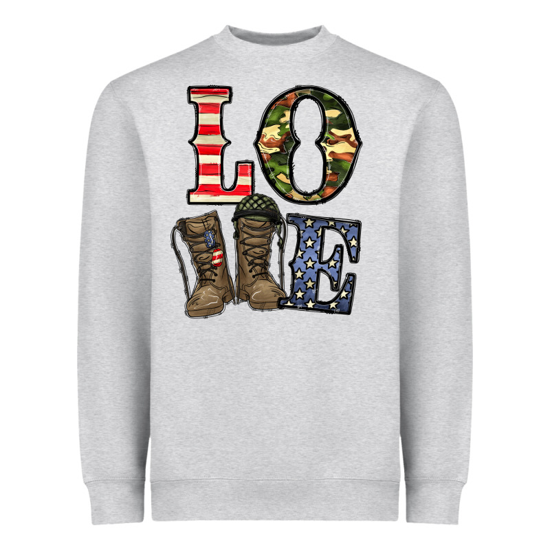 Loce Army Heavyweight Sweatshirt by CowhideDigitalArt | Teevron