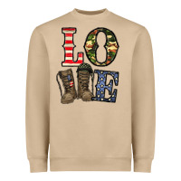 Mushroom loce army Heavyweight Sweatshirt - CowhideDigitalArt