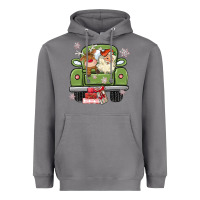 Storm christmas santa and reindeer truck Heavyweight Hoodie - MaliasSmallBusiness