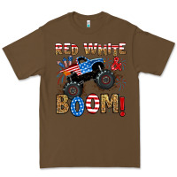 Cacao red white boom monster truck Premium Tee - RanaPortraitStore