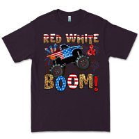 Plum red white boom monster truck Premium Tee - RanaPortraitStore