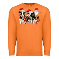 Carrot christmas three cows Premium Sweatshirt - MaliasSmallBusiness