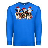 True Royal christmas three cows Premium Sweatshirt - MaliasSmallBusiness