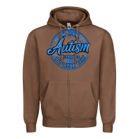 Chestnut autism awareness Zipper Hoodie - MaliasSmallBusiness