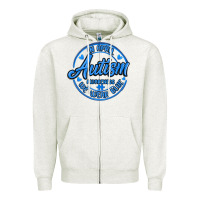 Oatmeal Heather autism awareness Zipper Hoodie - MaliasSmallBusiness