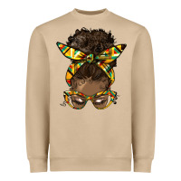 Mushroom afro bun Heavyweight Sweatshirt - HRA Design Shop
