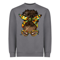 Storm afro bun Heavyweight Sweatshirt - HRA Design Shop
