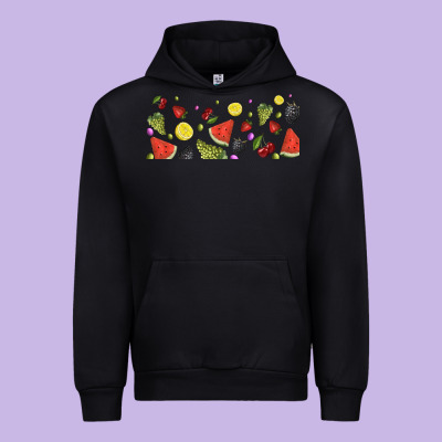 Summer Fruits Urban Hoodie Designed By Tumblerdesignbyshophia