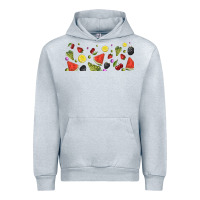Heather Grey summer fruits Urban Hoodie - TumblerDesignByShophia