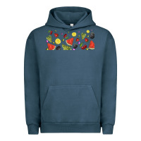 Pigment Midnight Navy summer fruits Urban Hoodie - TumblerDesignByShophia