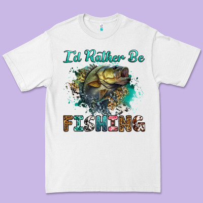Premium Tee i'd rather be fishing