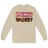 Mushroom donut worry with donut Long Sleeve Tee - AdoDesignShop